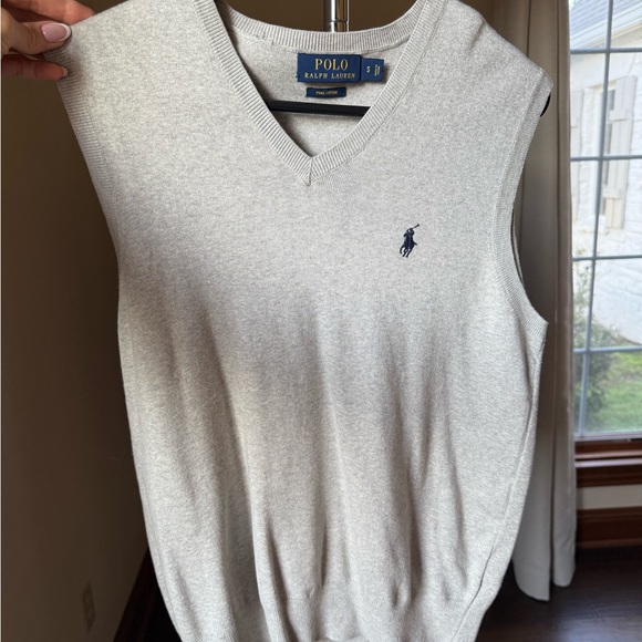 Polo by Ralph Lauren Men's Grey Sweater Vest - Picture 4 of 4